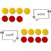 Red Yellow Counters Two Color Counting Chips 25Mm Montessori Math Materials Kids Educational Teaching Supplies For The Classroom
