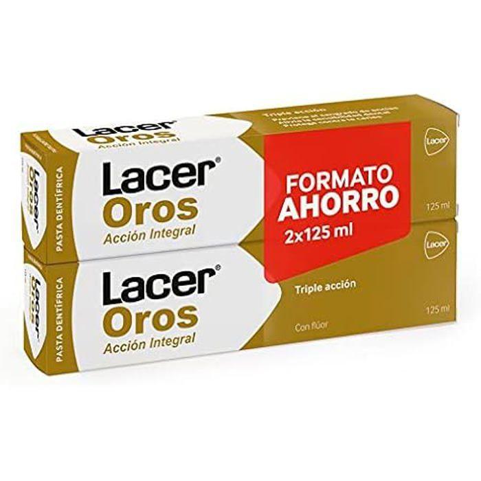 Dentifrice - LACER - OROS - Réduit La Plaque Dentaire - Propriétés Antiseptiques - Sans Parabène
