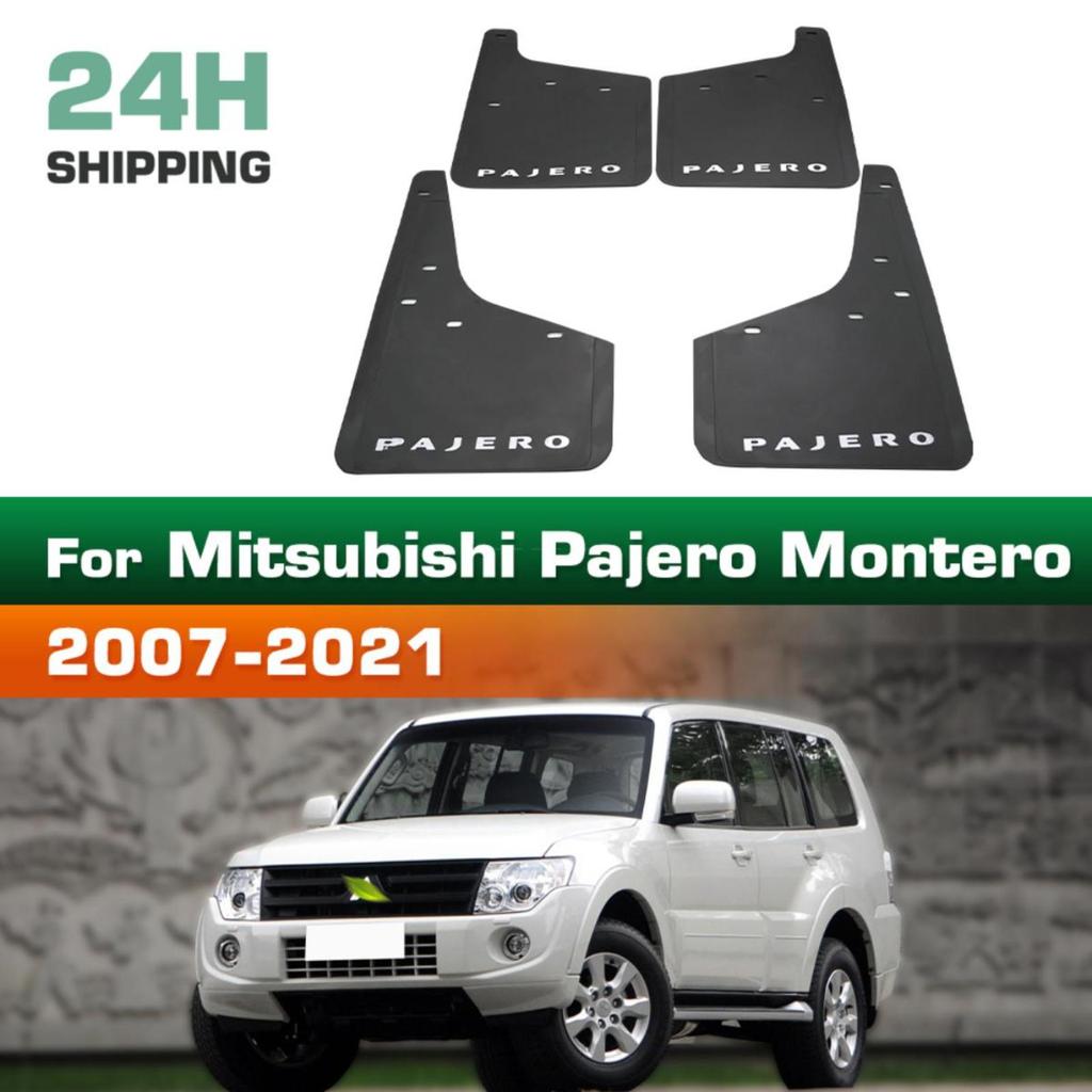 4 st Stänkskydd Bil Stänklappar Kompatibla med Mitsubishi Pajero Montero 2007-2021 2017 2018 2019 2020