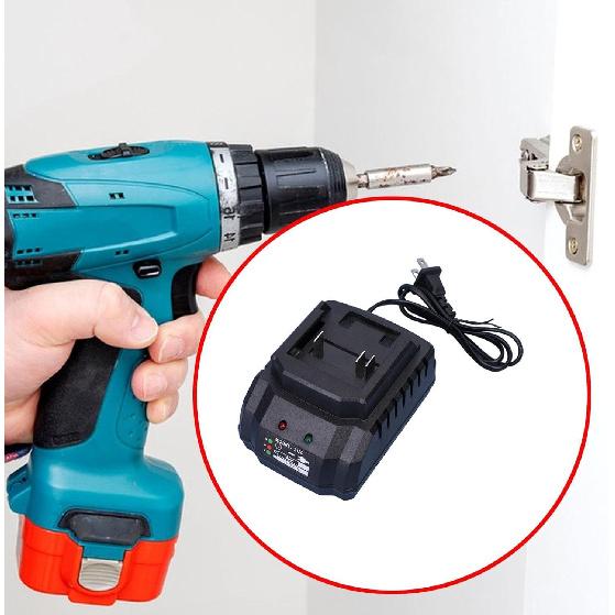 Power Tool Battery Charger Battery Charging Device Portable with Multiple Protection Power Tool Accessories for 21V Battery, 1.8A