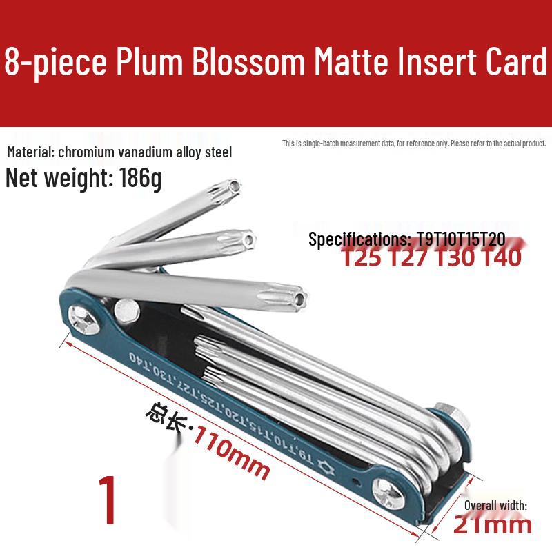 Foldable Hex Key Set: Metric, Imperial & Torx Screwdrivers