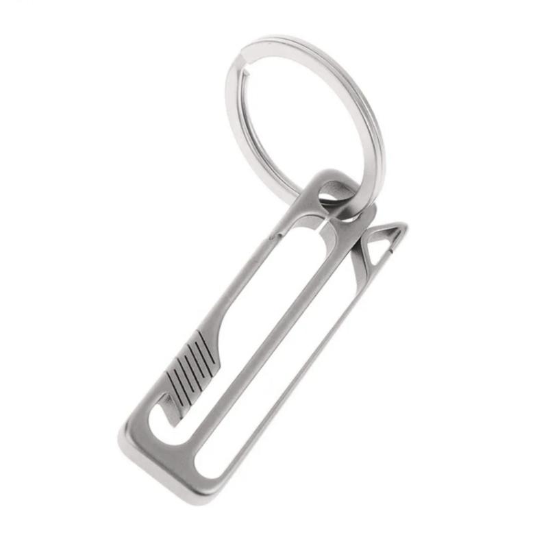 Metal Alloy Carabiner Keychains Clip Quick Releases Key Rings Small Carabiner Clip Waist Hanging Keychain Buckles