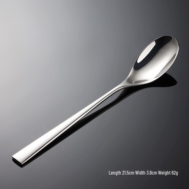 Western Cutlery Set: Edge-Wrapped Steak Knife, Fork & Spoon - Thickened 304 Stainless Steel for Hotel Use.