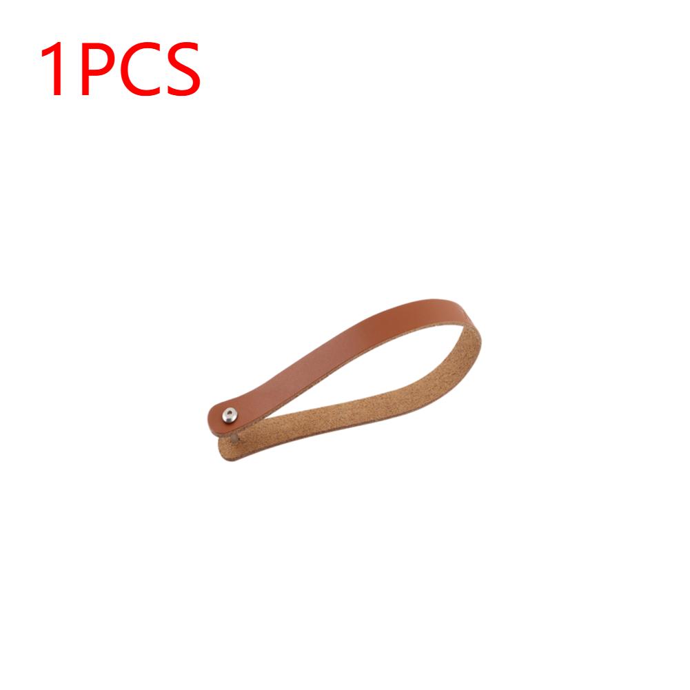 1/2/3Pcs Foldable Front Bag Quick Release Cowhide Handle Pull Ring Belt For Brompton Folding Bike Carrier Bicycle Accessories