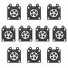 CHENLONB Carburetor Diaphragm Set of 10 Carburetor Gaskets for Chainsaws
