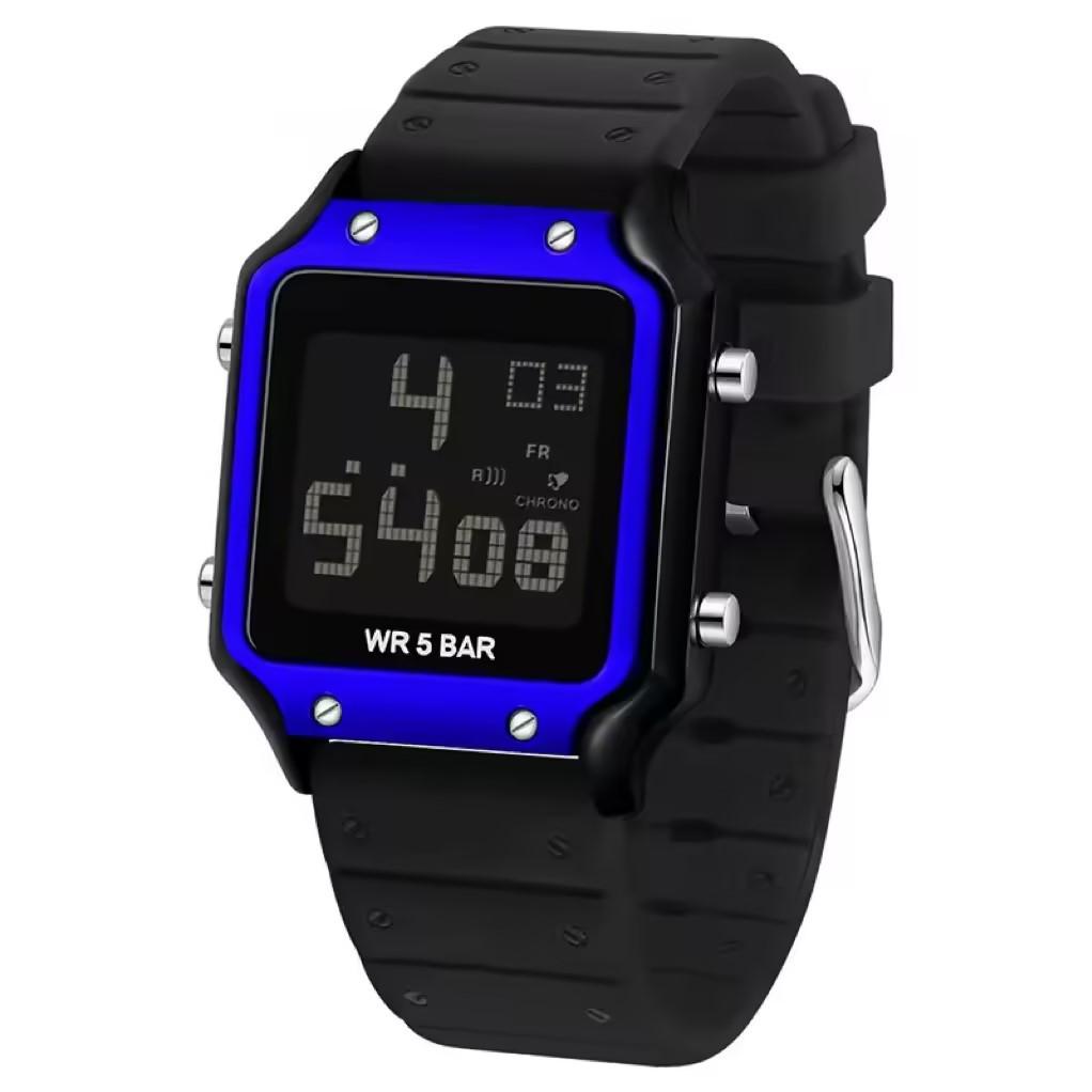 Watch Student Sports Waterproof Electronic Watch Multifunctional Chronograph Alarm Clock Electronic Watch