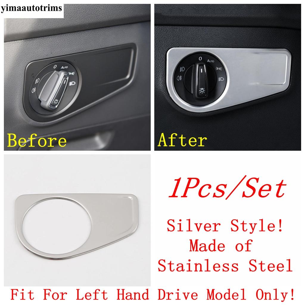 AC Air Window Lift Head Light Lamp Gear Panel Rest Pedal Cover Trim Accessories For VW Volkswagen Atlas / Teramont 2017 -