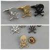 Halloween Skull Brooch Cufflinks Punk Style Ghost Horse Youth Clothing Accessories