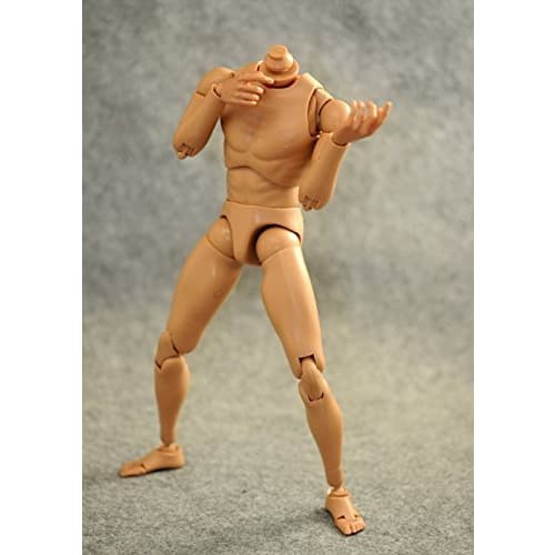 Tbmodel 1/6 scale male figure body set with two types of head connectors