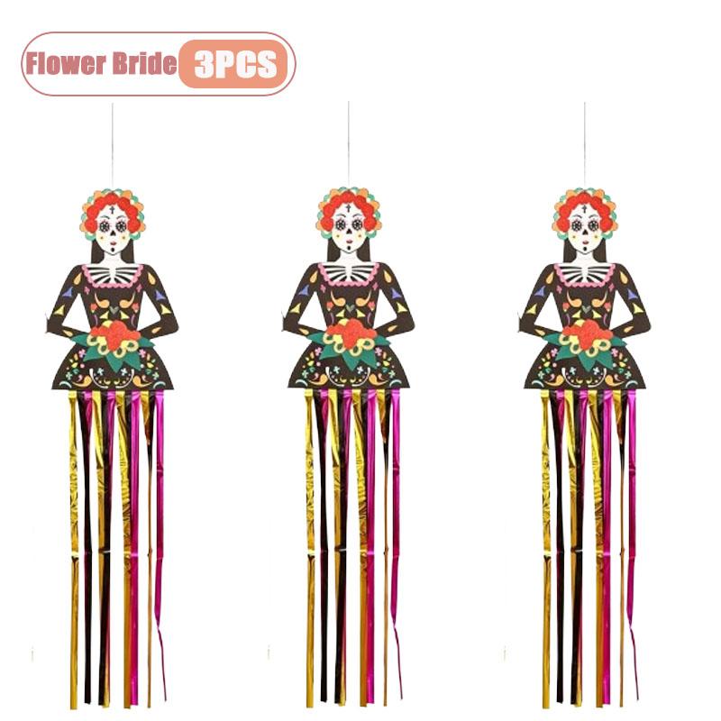 1-20PCS Halloween Pumpkin Bat Hanging Garland Party Decor for Bar Mall Scene Setup Background Wall Atmosphere Props