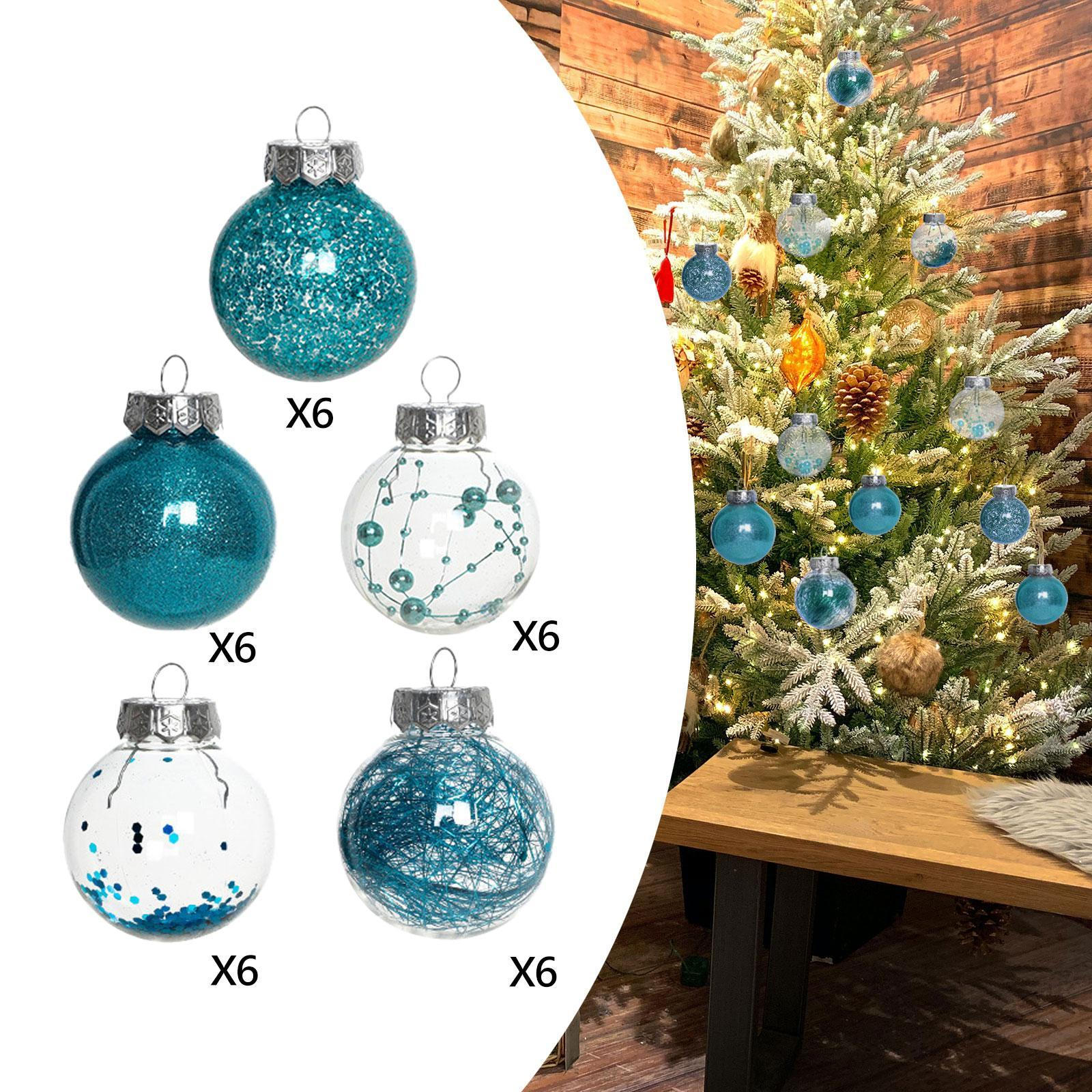 

30 шт. Рождественский елочный шар, украшение, рождественский маленький кулон