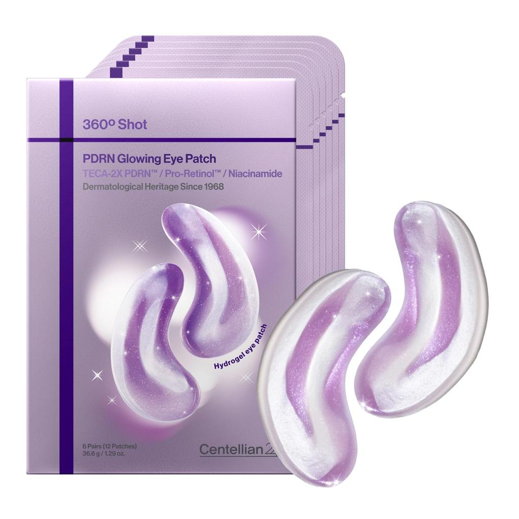CENTELLIAN24 360 Shot PDRN Strahlender Augenpatch 6 Paar (12 Pflaster)