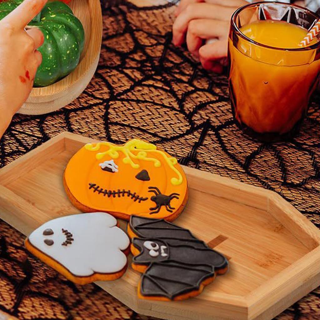 Halloween Charcuterie Board Wood Pumpkin Coffin Aperitif Dish Decorative Charcuterie Boards For Picnic Party Buffet Wedding