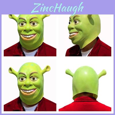 Shrek Maske Kostymetilbehør- Elastisk Design Passer Alle Hodeformer For Halloween Cosplay Opptreden