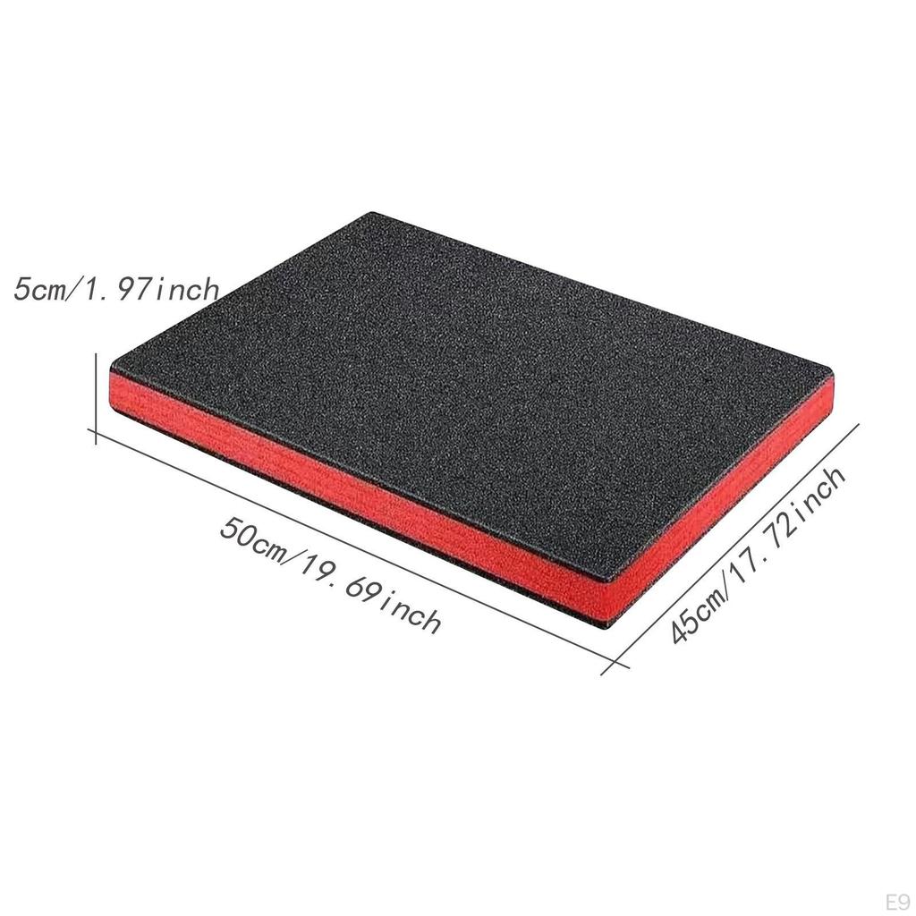 2 Pieces Tool Box Foam Packing Padding Protection Practical Cuttable Inserts for Cases