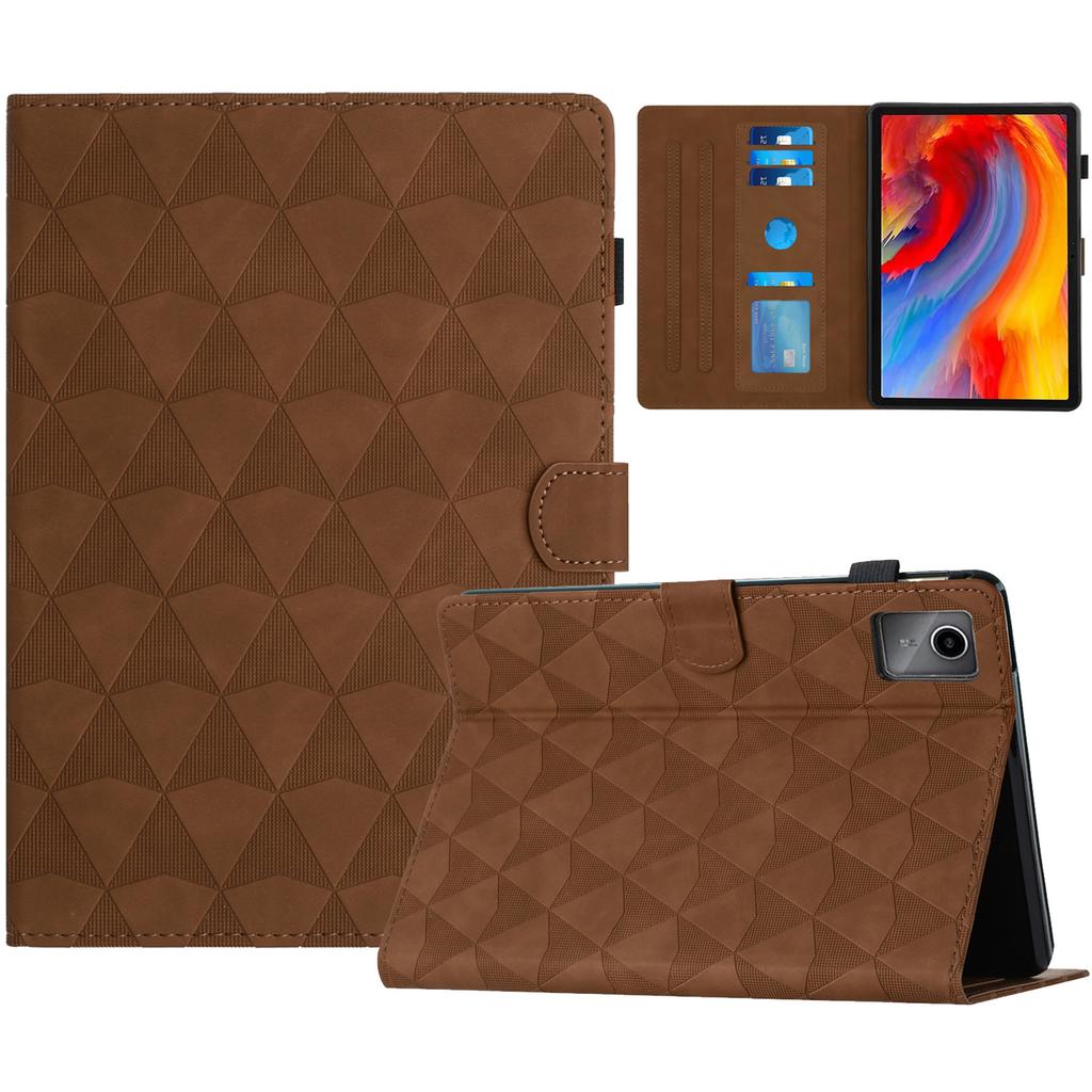 For Lenovo Tab M11/Xiaoxin Pad 11 2024 Case Leather Stand Flip Tablet Cover with Card Holder