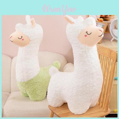 Cute Llama Plush Doll For Birthdays Soft Pp Cotton Toy For Kids Home Decoration