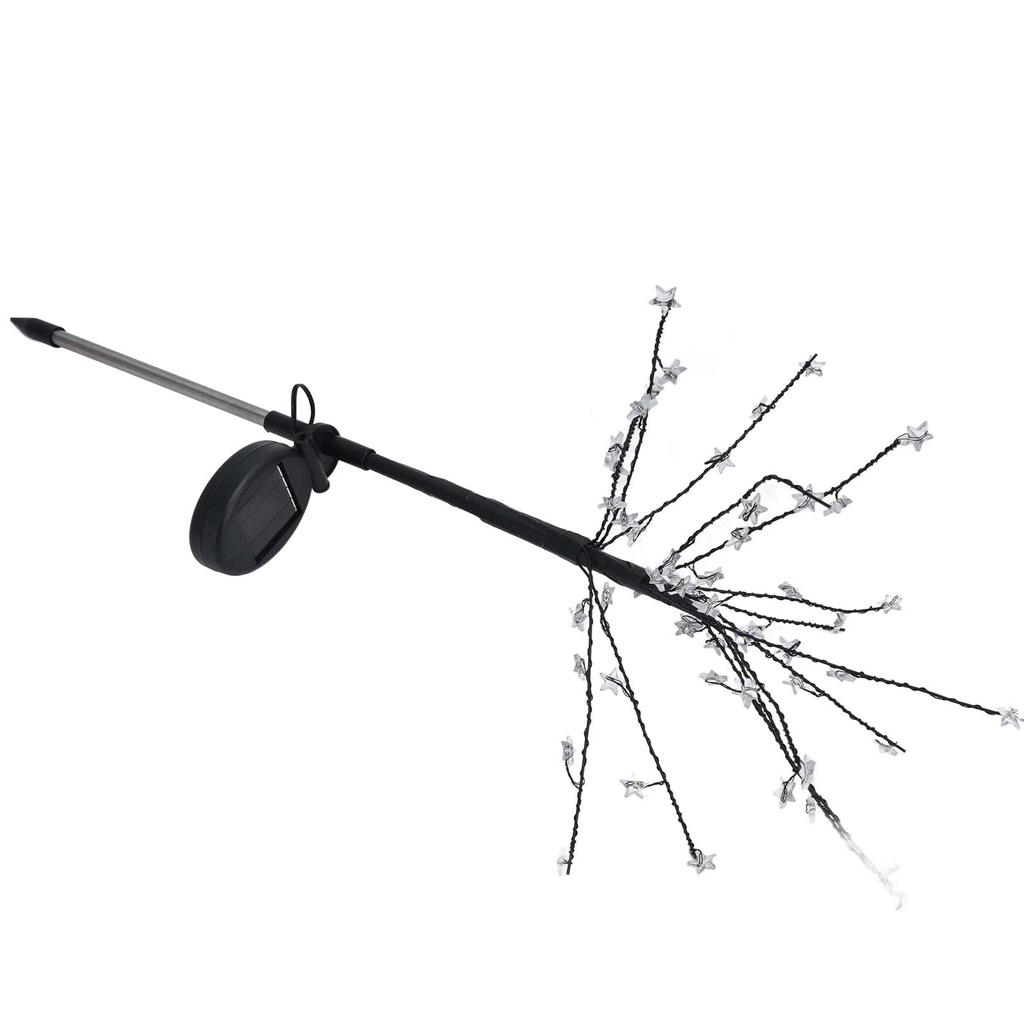 2PCS Solar Lawn Light LED Star Lawn Light Waterproof 2-Mode Courtyard Lamp for Garden Decorative