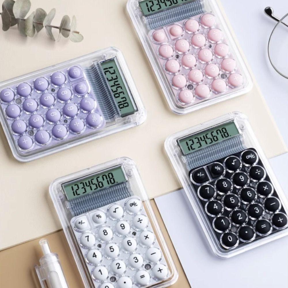 Kalkulator ABS Artykuły piśmiennicze Kalkulator elektroniczny Wysokiej jakości kalkulator w kolorze cukierkowym