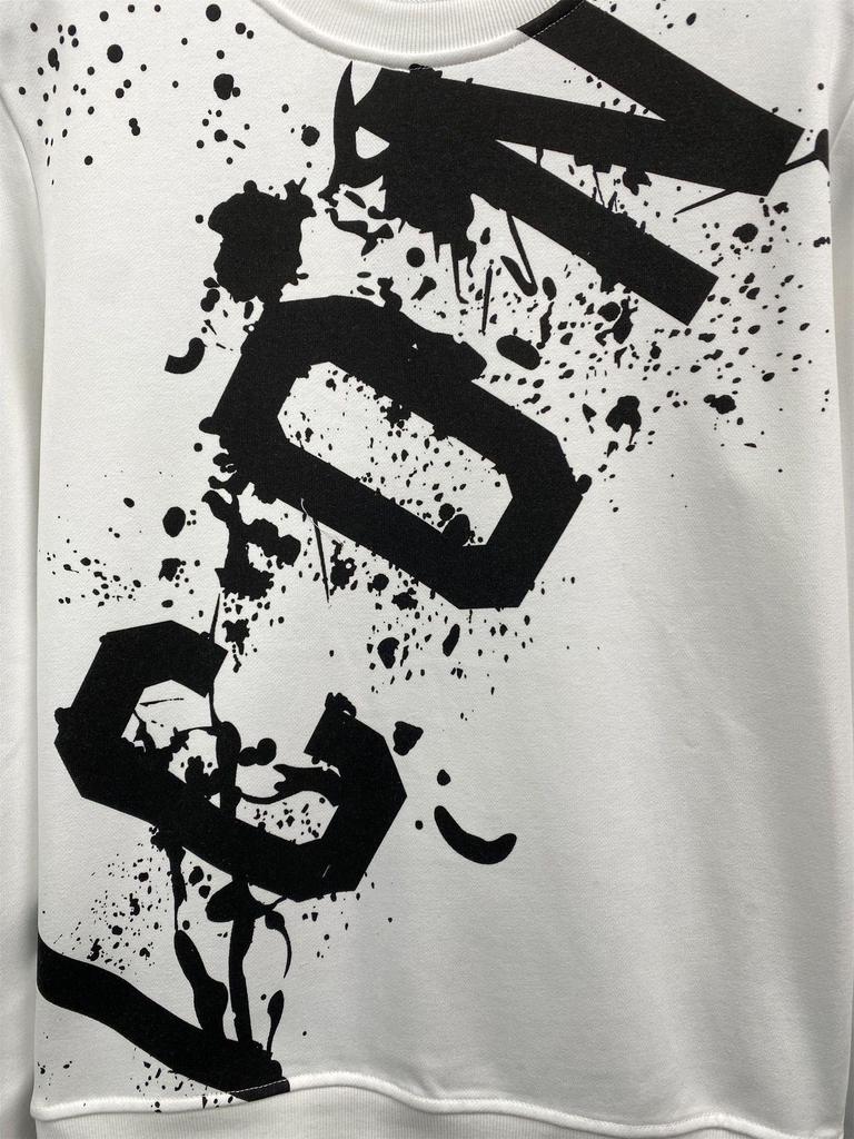 DSQ Herren Trendiger Herbst/Winter Mode Hoodie - Europäischer Amerikanischer Stil, D2 Sports.