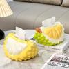 Durian Tissue Box, Living Room Storage Box, Light Luxury Creative Dining Table Paper Napkin Box