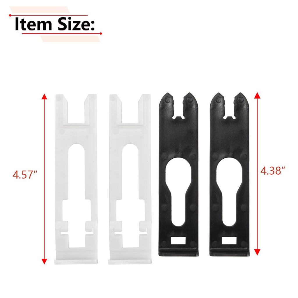 RLB-HILON 4PCS Headlight Retaining Clip Compatible with Chevy Blazer Impala Monte Carlo S10 Pickup, for GMC Jimmy Sonoma, for Buick Century Regal,