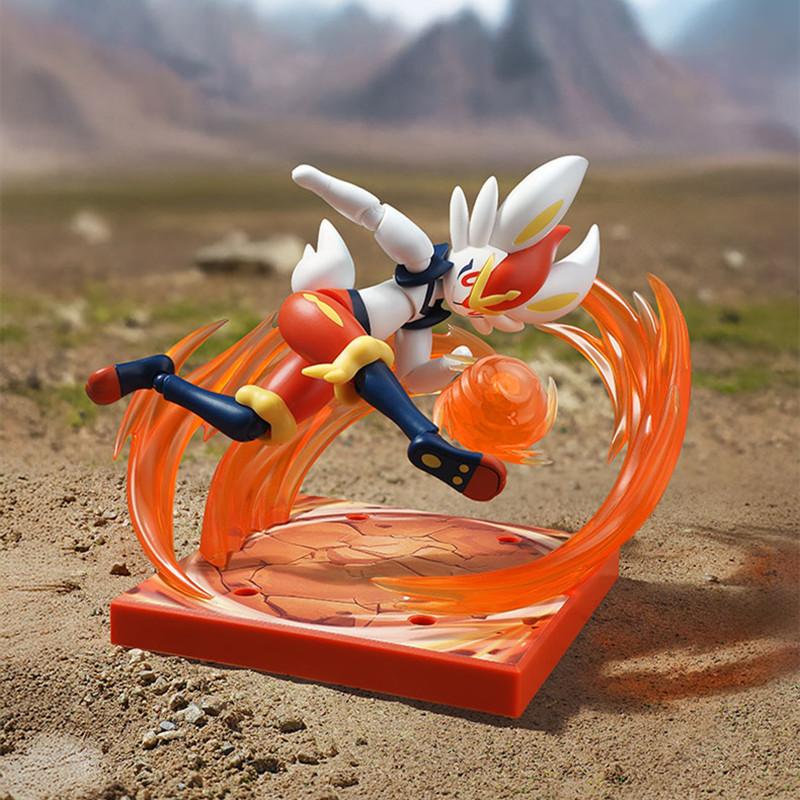 Charizard Meowscarada Snorlax Scyther Cinderace Lucario Ceruledge Greninja  Action Figure Assembly Toys Gifts