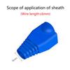 RJ-45 CAT6 CAT5e Adapter Cap Ethernet Network Cable Connector Plugs RJ45 Caps for Cat 5 CAT6 Protective Sleeve Multicolo