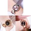 Fashion Ladies Quartz Watch With Alloy Bracelet And Rhinestone Decor For Casual Wear
