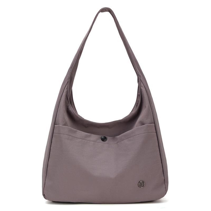 Korean Style Dumpling Crossbody Bag - Large Capacity Nylon Shoulder Bag for Women