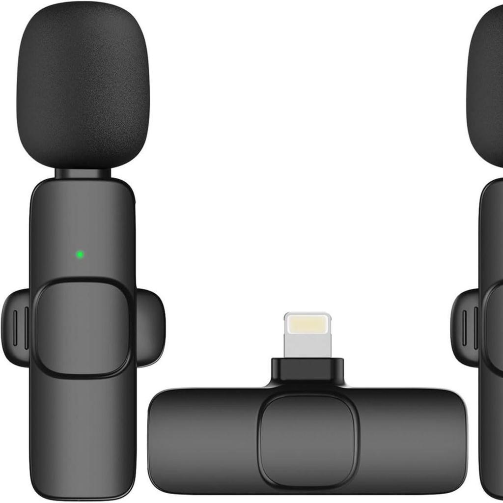 Wireless Lavalier K8 Microphone: 2.4G, Live Recording, Three-Level Noise Reduction, K1 & K9 Models, Small and Versatile.
