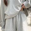 Amulet Loungewear Solid Balloon Loose Size Blue Women's Set, Sweatshirt, Color, Sleeves, Fit, L, (vl-5718-bl-l)