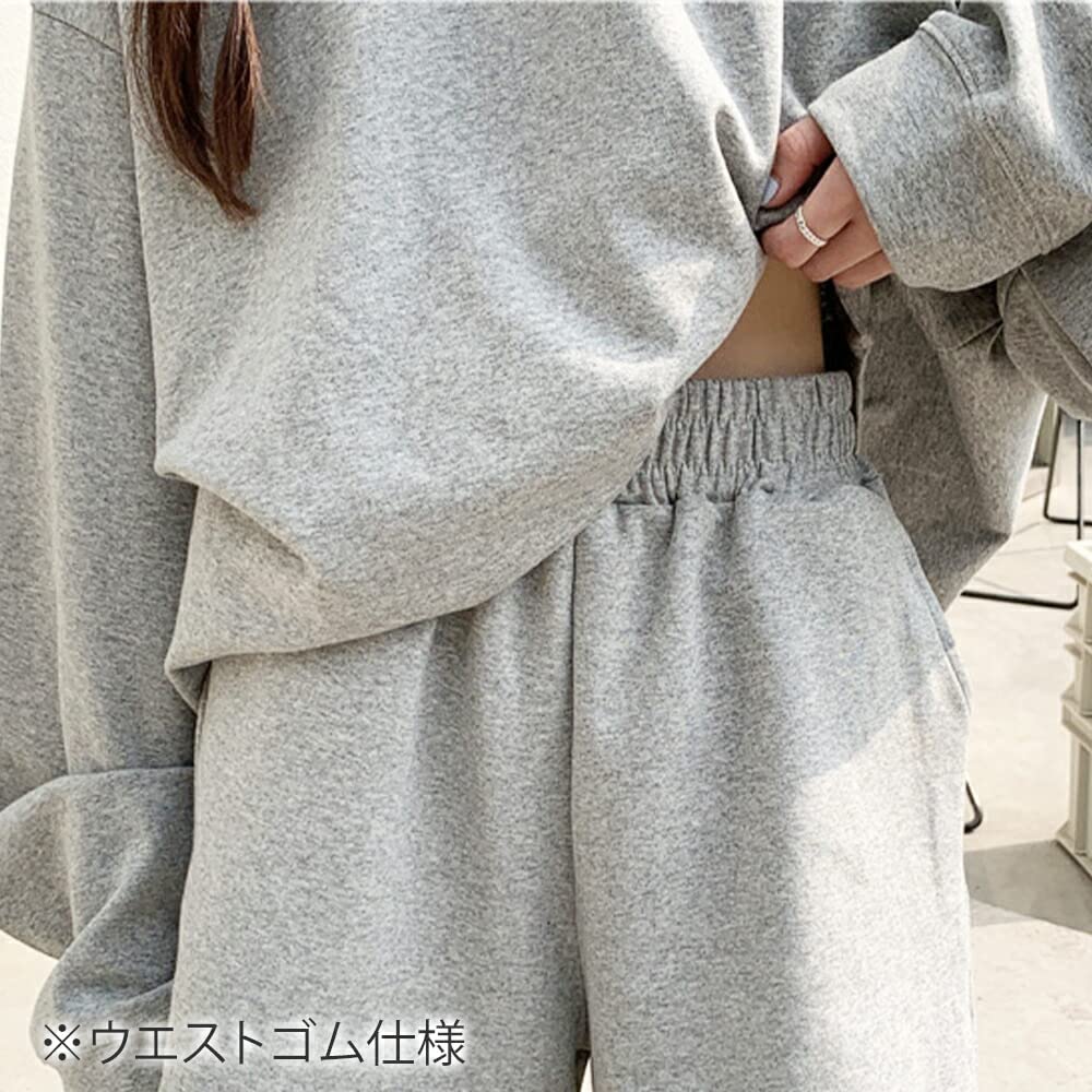 Amulet Loungewear Solid Balloon Loose Size Blue Women's Set, Sweatshirt, Color, Sleeves, Fit, L, (vl-5718-bl-l)