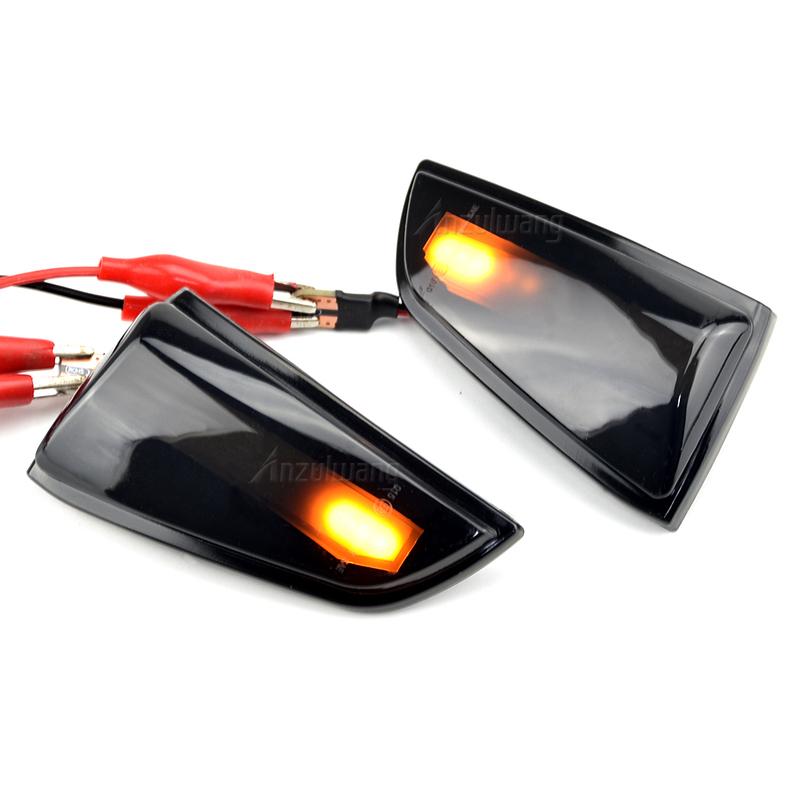 2x For Volvo V50 2004-2007 Prefacelift LED Dynamic Turn Signal Light For Volvo S40 2004-03/2008 Prefacelift Volvo C70 2006-2009