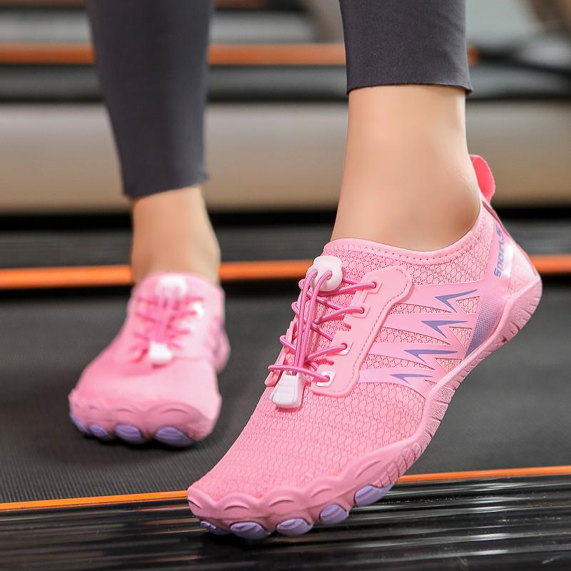 Hallen-Fitnessschuhe Stoßdämpfung Laufschuhe Leise ******** Seilschuhe Sport-Yogamatten-Schuhe Ganzkörper-Trainingsschuhe