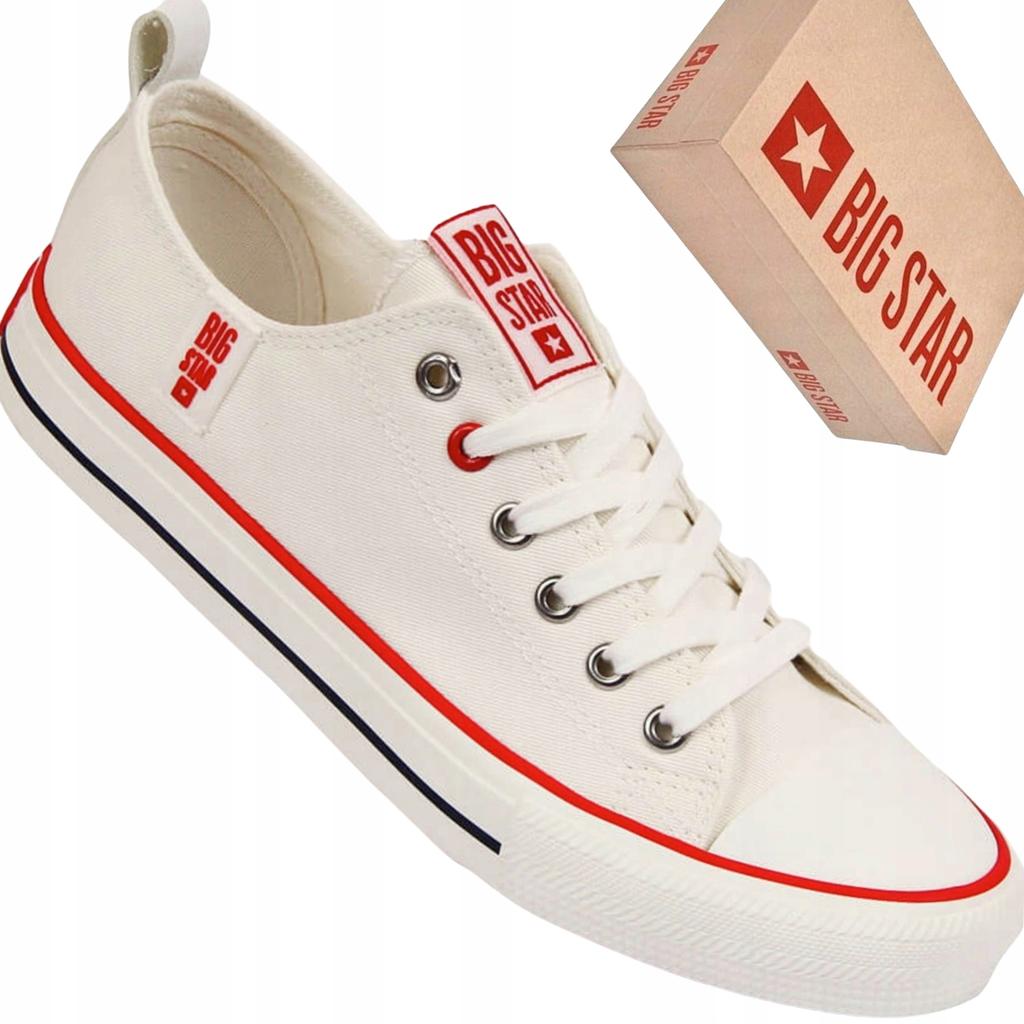 Sneakers da uomo Big Star JJ174062 sneakers sportive bianche taglia