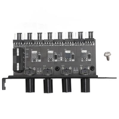 3PIN4PIN 4 Knob Cooling Fan Speed Controller PC 8 Channels Fan Hub for CPU Case HDD VGA PWM Fan12V