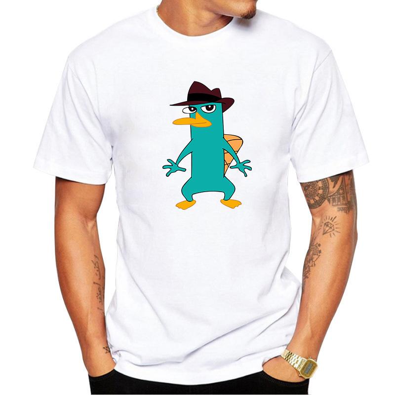 Phineas En Ferb 2026 Katoenen T-shirt Streetwear Korte Mouw T-shirts Mannen Vrouwen T-shirt Kleding Tops