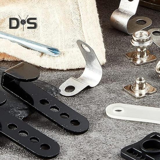 33 Buc. Kit Reparare Cască Hochei Piese de Schimb Cască Fotbal American Inclusiv Cleme J Cleme în Formă de R Cleme Vizieră Fotbal Garnituri de Cauciuc Șuruburi cu Piulițe