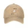 Klassisches Spiel Friede war nie eine Option Gans Baseballkappen Herren Damen Used Denim Gewaschene Sonnenkappe Cartoon-Enten Outdoor-Hüte