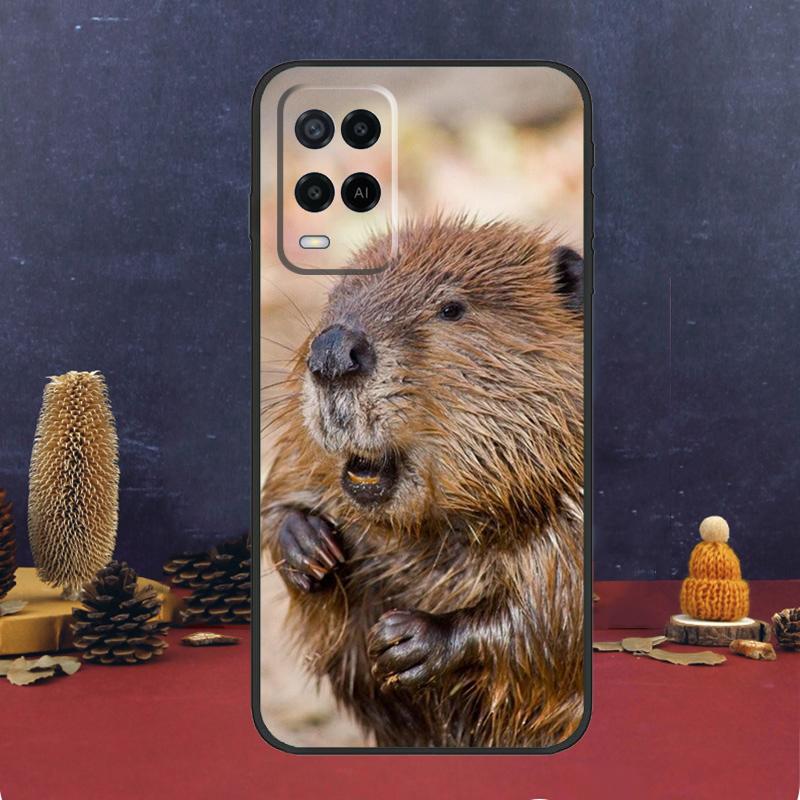 

Animal Beaver Case For OPPO A54 A74 A94 A98 A78 A79 A16 A76 A96 A5 A9 A17 A77 A15 A52 A72 A53 A57S Cover OPPO A53S 2020