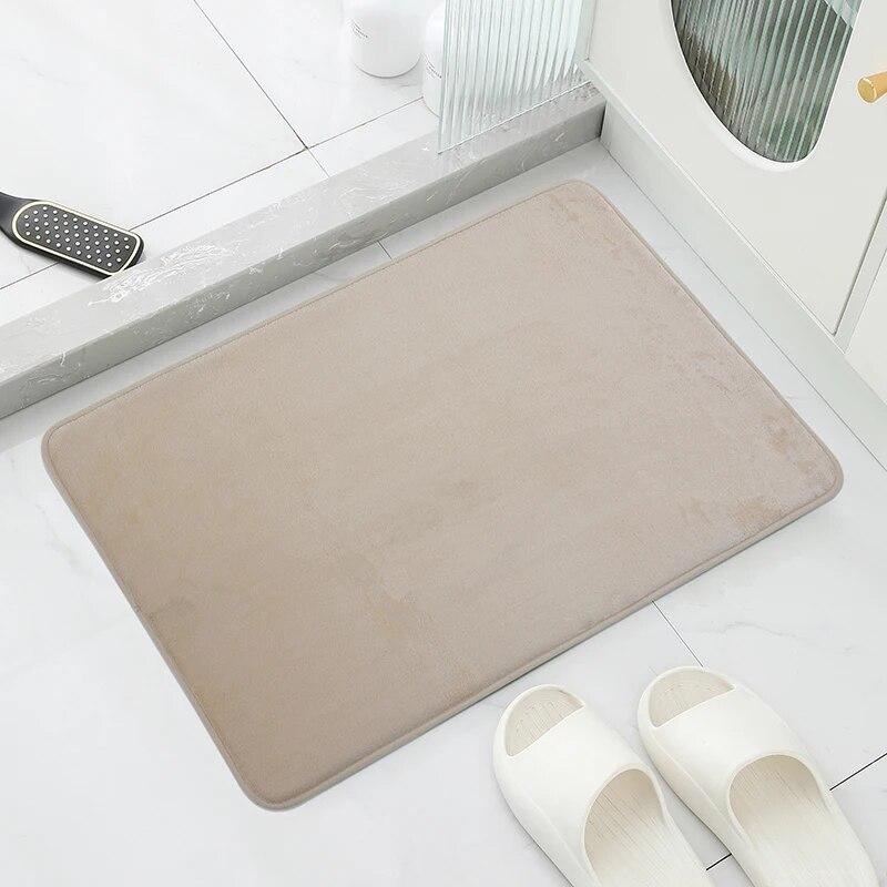 

Коврик для ванной Deluxe Comfort из пены с эффектом памяти - нескользящий, впитывающий, можно стирать в стиральной машине - универсальный и шикарный коврик для декора ванной комнаты 400MMx600MM