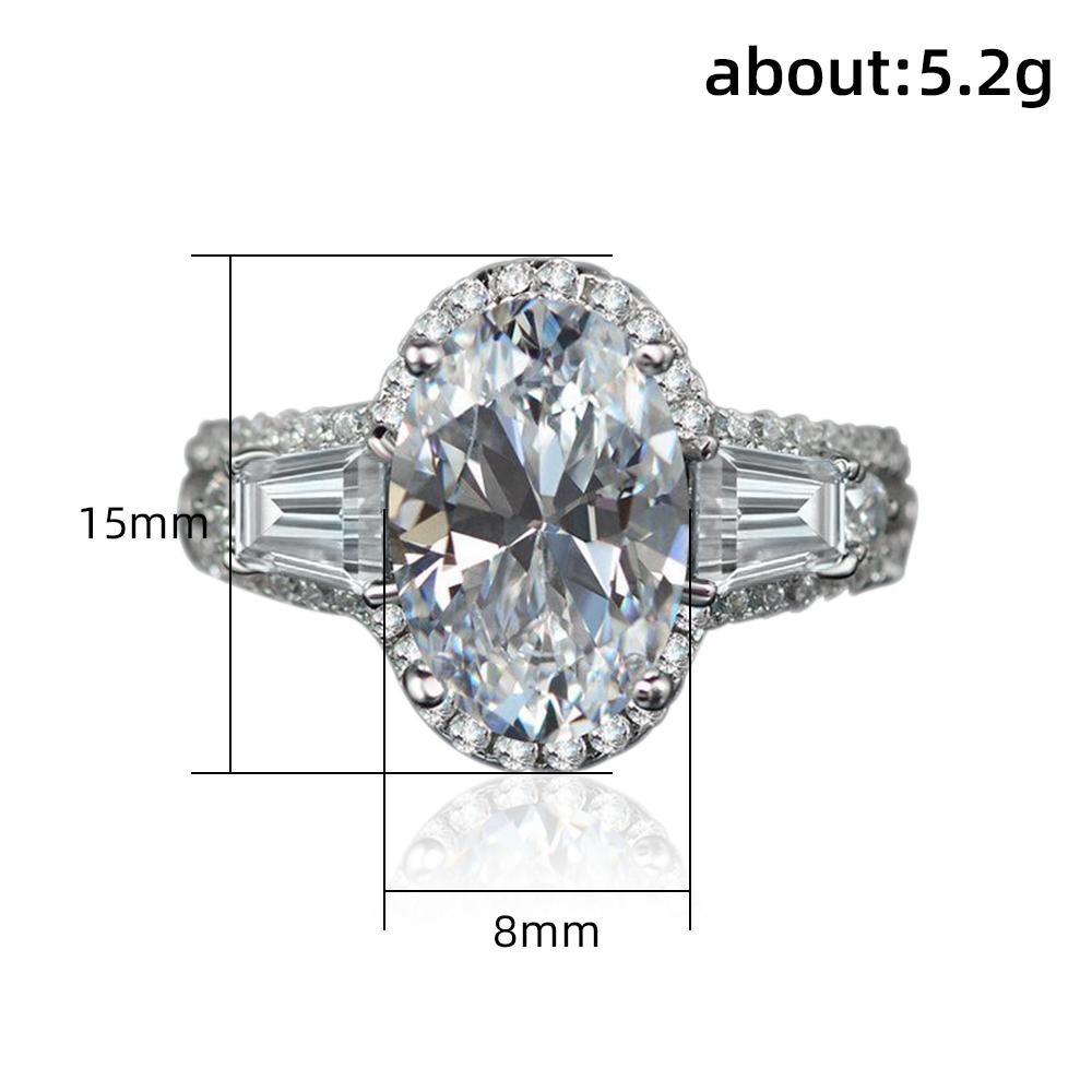 Luxury Trendy Proposal Rings Female Bridal Wedding Bands Gift Graceful Lady Engagement Accessories with Delicate Design