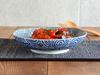 Tableware East Dyed Octopus Pasta Bowl Set of 3 Pasta Plates Large Plates Curry Plates (Old Arabesque) (Outlet Included)