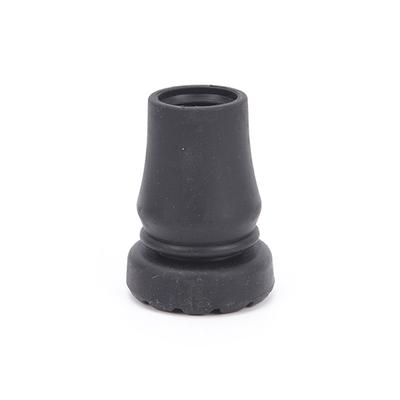 1X Walking Stick End Tripod Cane Tip Self Standing Rubber Bob-Slip End Bottom