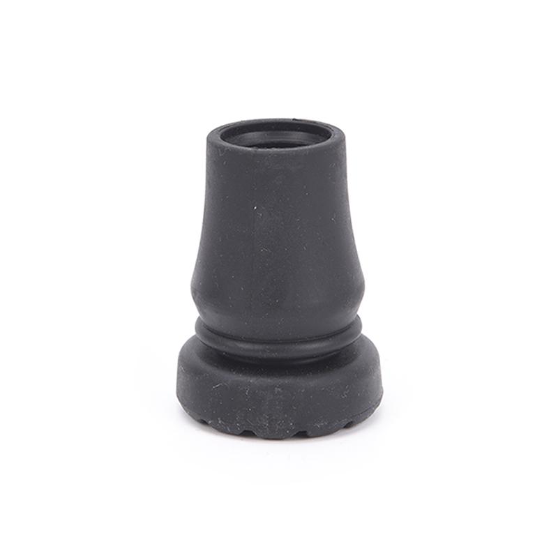 1X Walking Stick End Tripod Cane Tip Self Standing Rubber Bob-Slip End Bottom