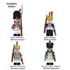 Military Building Blocks Set: Infantry, Cavalry, and Grenadiers Figures Toy Bag