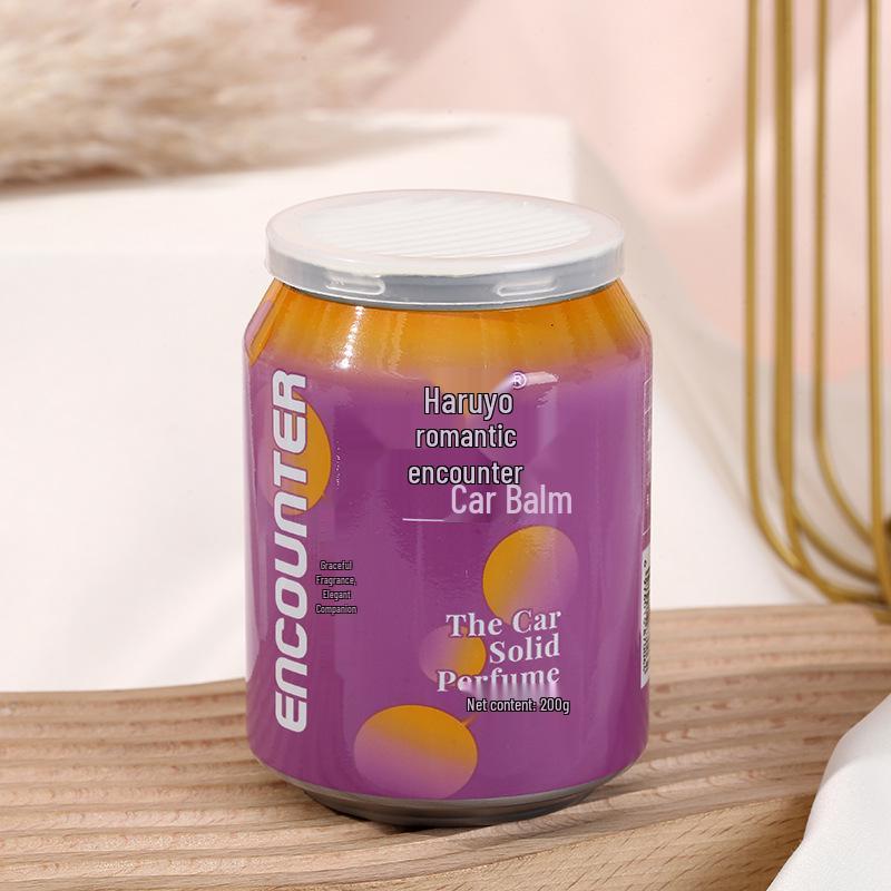 Pull-Tab Solid Air Freshener for Car & Home - Scented Balm for Cup Holder 200g