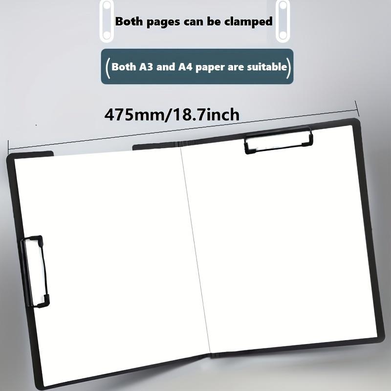 A4 File Folders Hard Shell Documents Organizer Clipboard With Cover Paper Folder For Business School Stationery Office Supplies