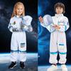 3Pcs Astronaut Costume Astronaut Suits Jumpsuit Gloves Cap Cosplay Halloween Costume Space Suits for Toddler,Kids
